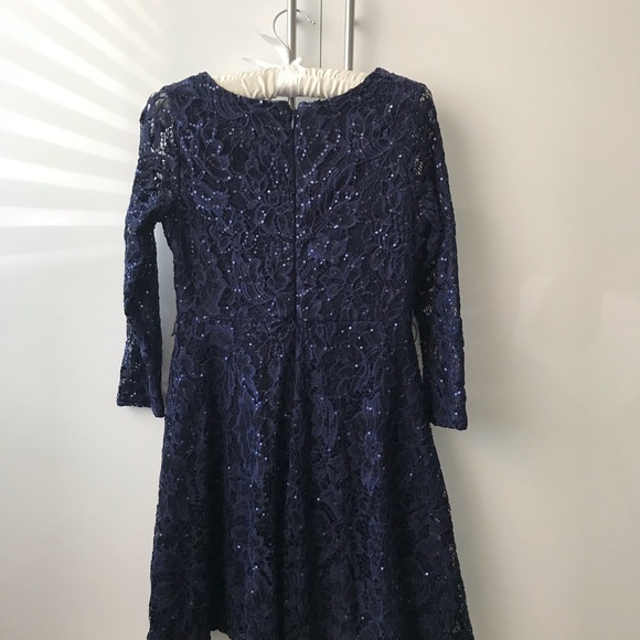 Girls Navy blue party dress size 12 by Blush - Picture 2 of 4
